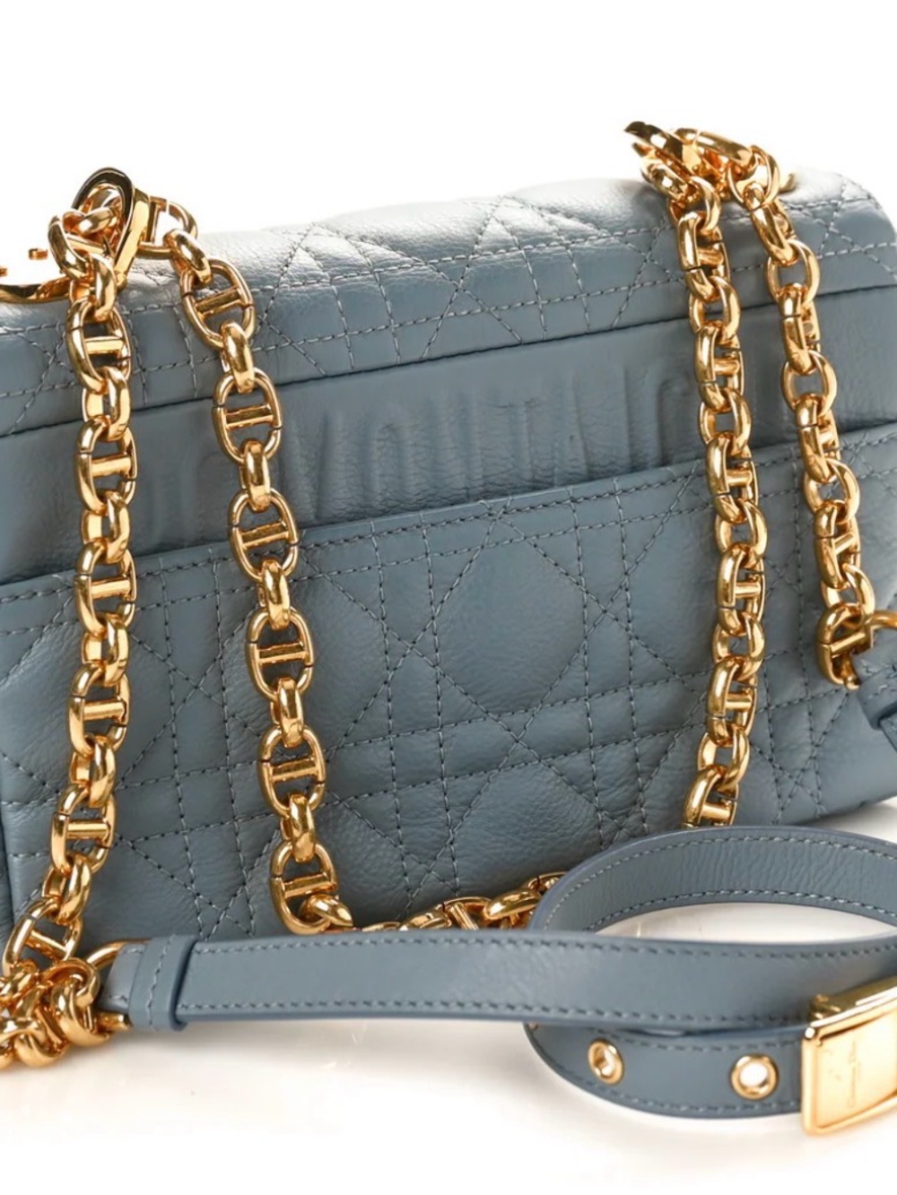 CHRISTIAN DIOR
Calfskin Cannage Small Caro Bag Cloud Blue - Picture 2 of 13